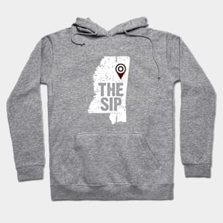 The Sip, Mississippi, MS, State of Mississippi, Magnolia State, Starkville, Location, Map Hoodie